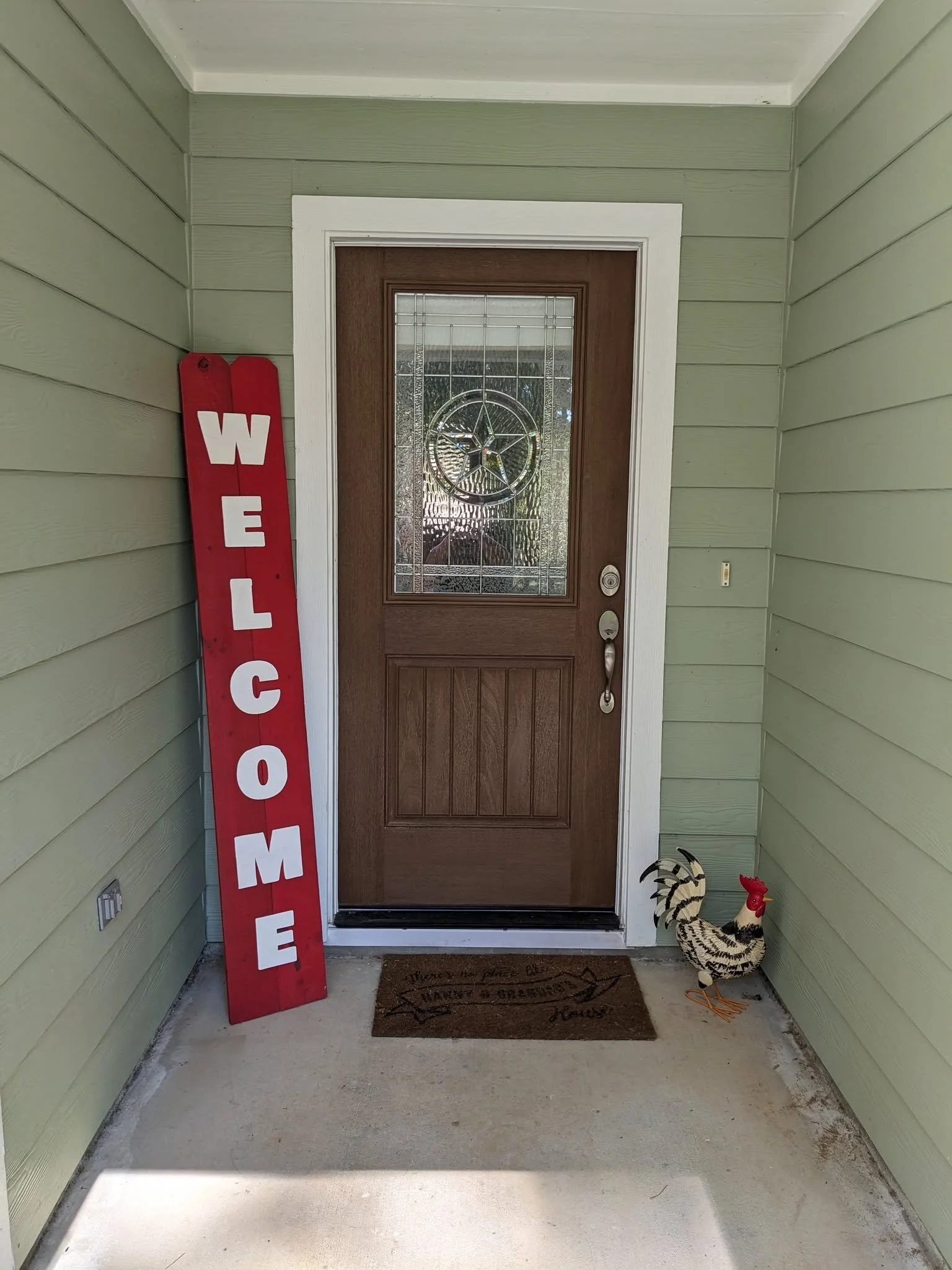 Welcome sign for the Christmas season