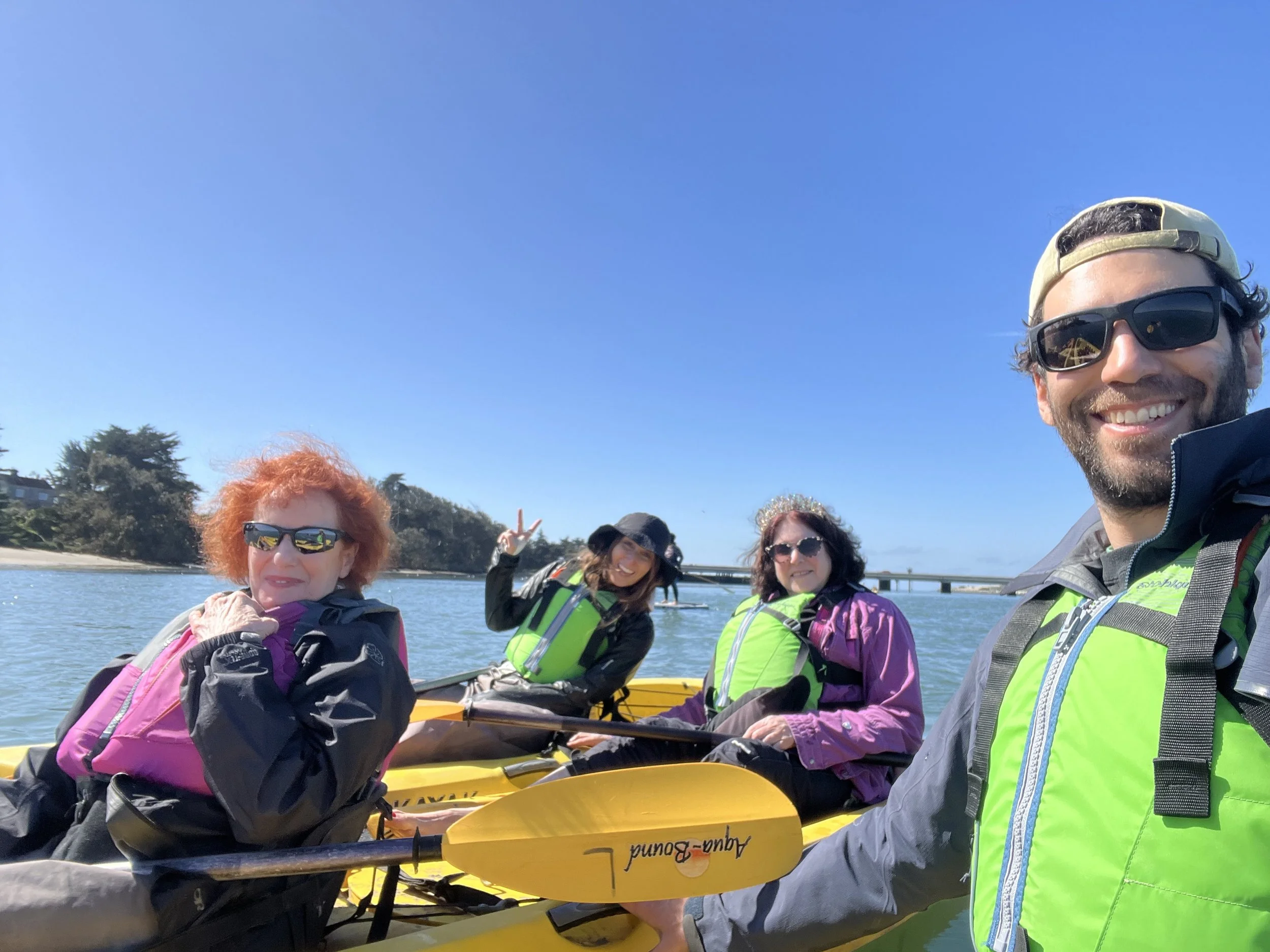  Kayaking on Andy’s 70th B Day in 2025 with Kim! 