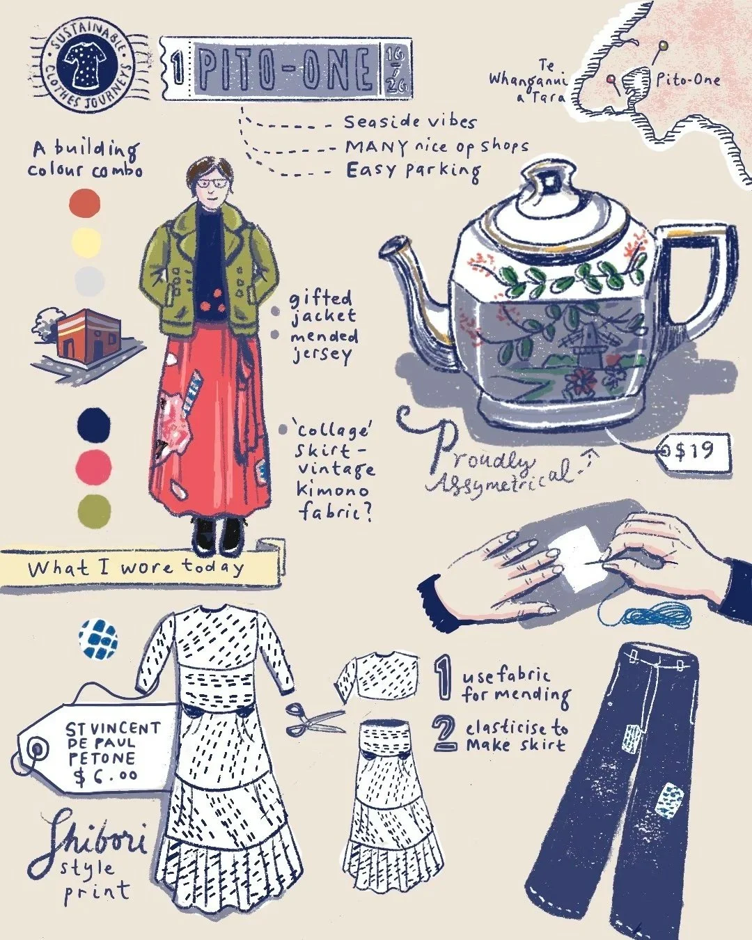 Sketch journal illustrations