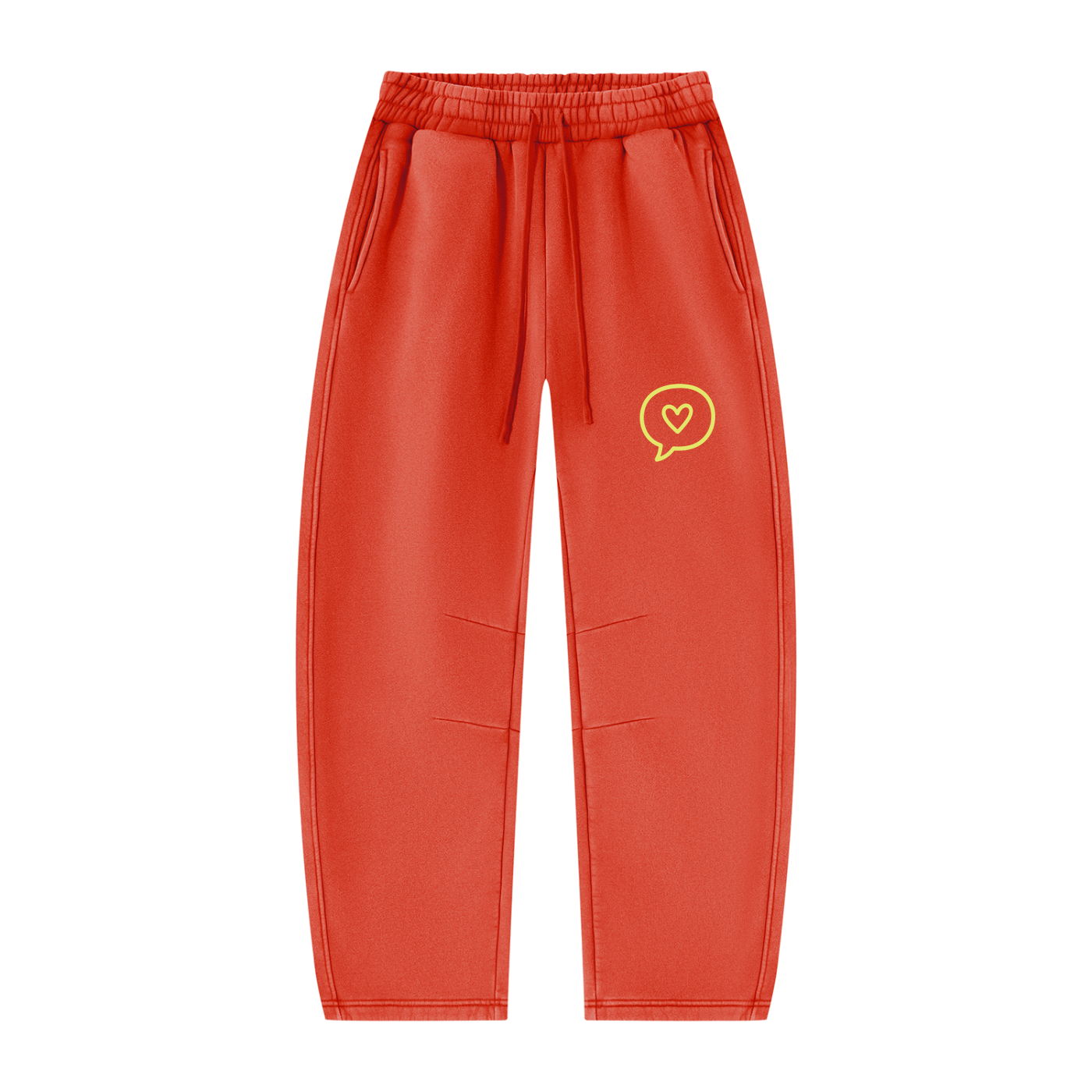 Unisex Vintage Wash Barrel Leg Fleece Sweatpants