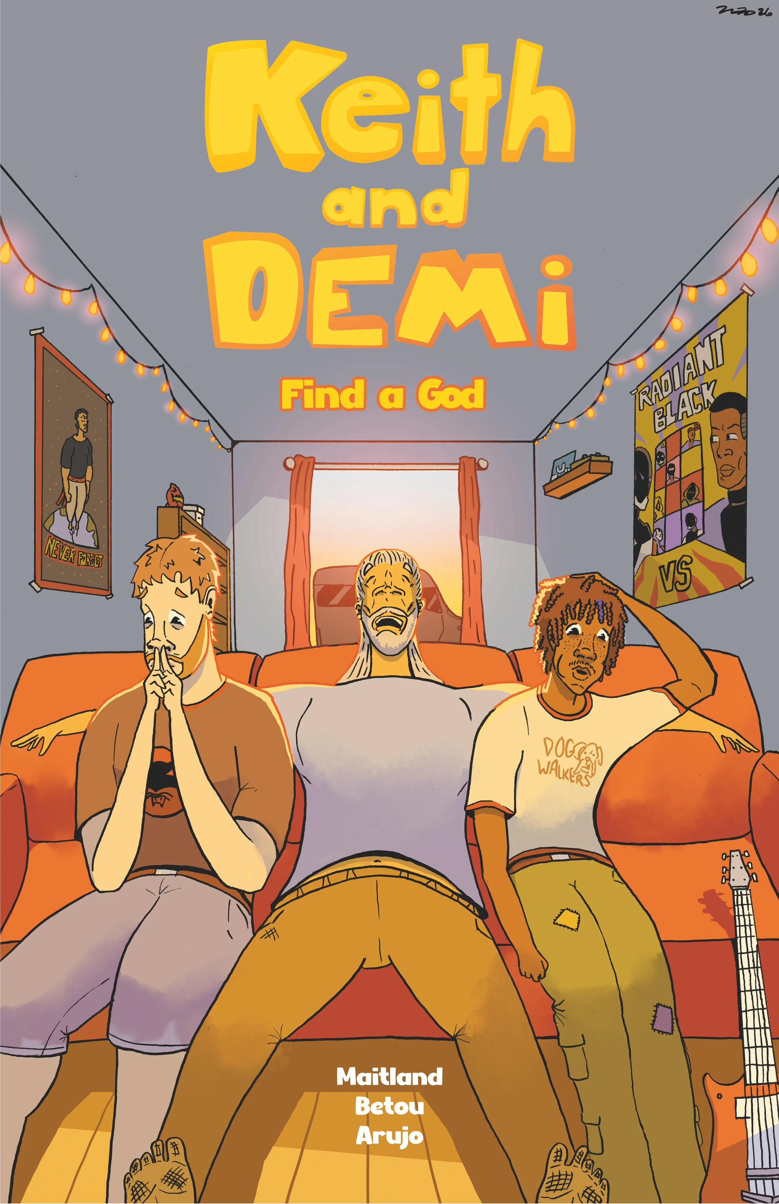 Keith and Demi Coverwork. Tradtional Inks with Digital Colors