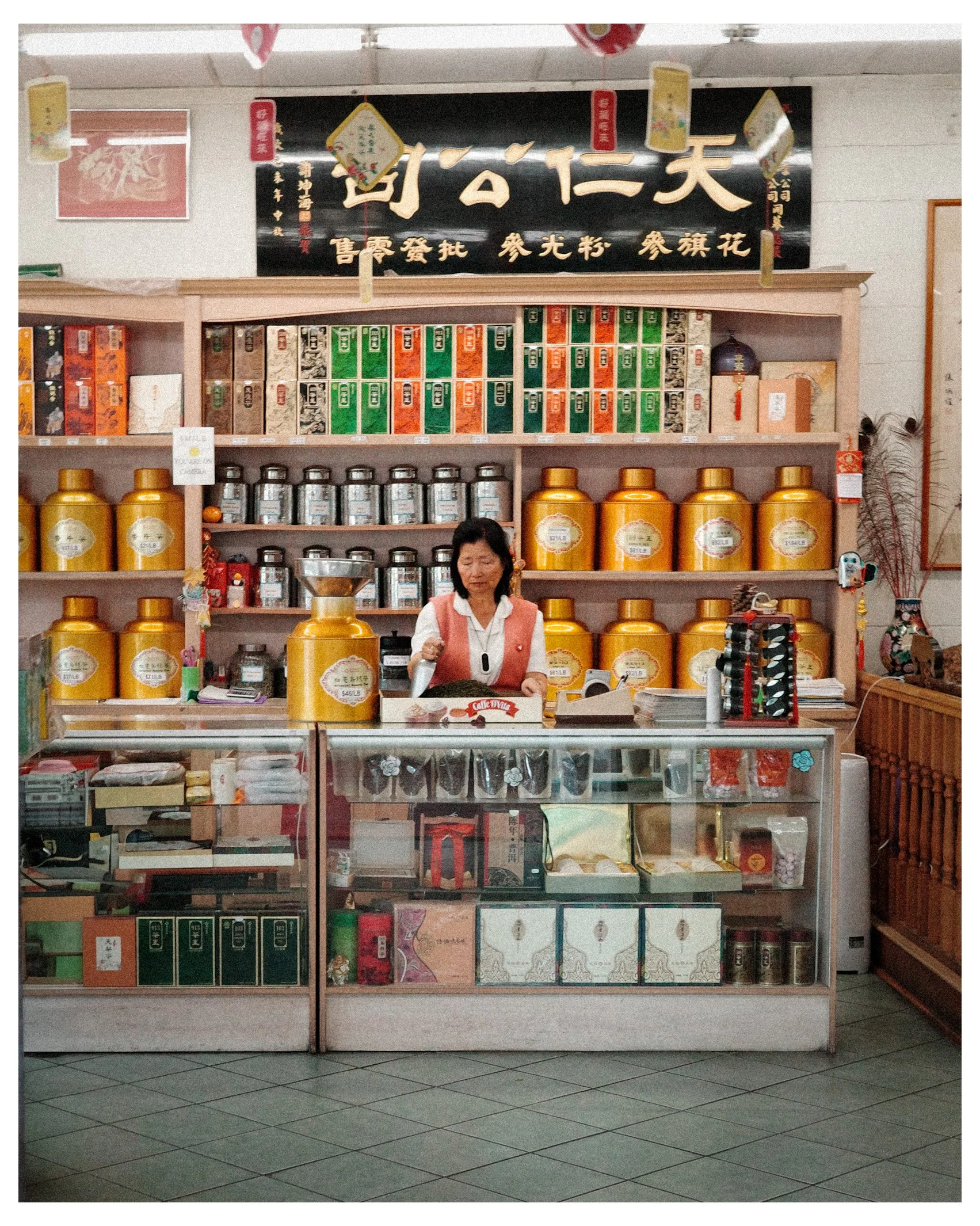 A Good Life is Mostly Coming Home, Chinatown, Los Angeles (Tea Salesman), 2025