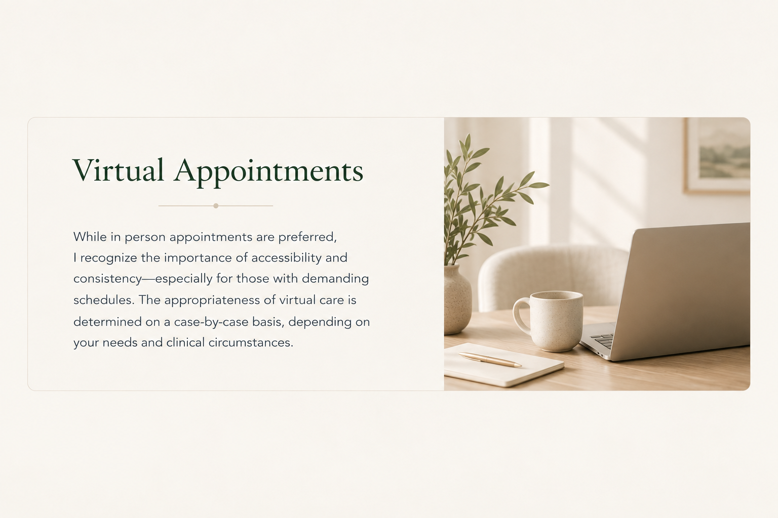 Virtual Appointments at Hearth and Horizon Psychiatry with Alexandra Ngo, MD: child, adolescent and adult psychiatrist