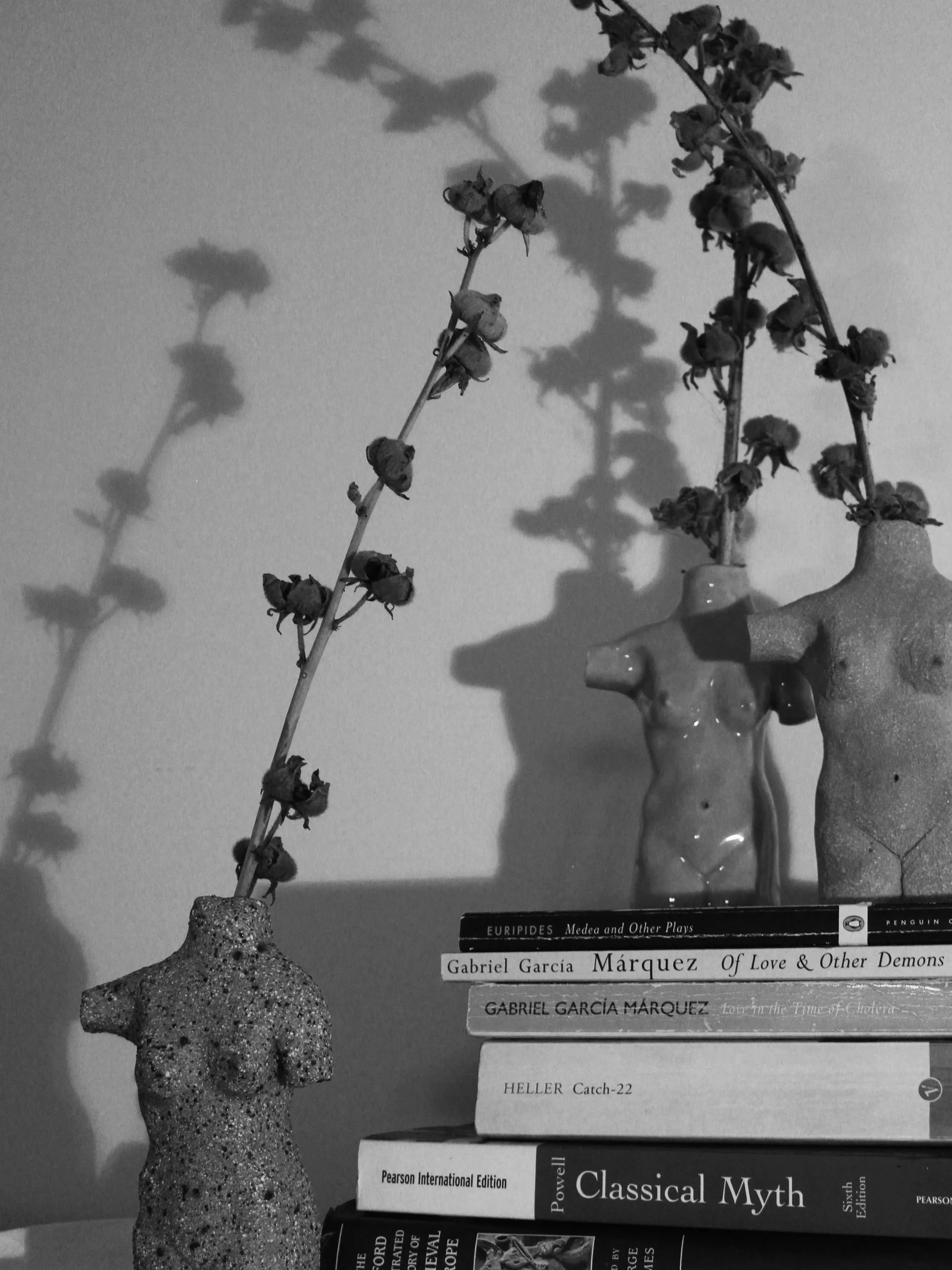 Handmade ceramic bust of nude woman hand made in Melbourne