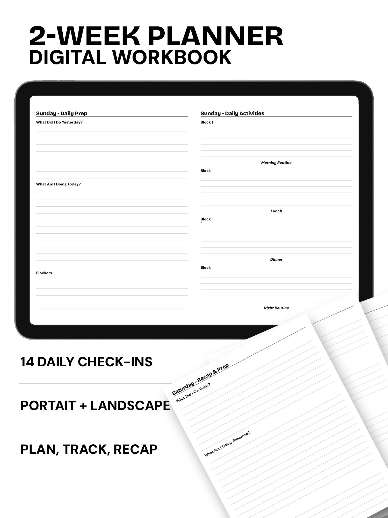 Agile Life Management: The 2-Week Sprint Digital Workbook