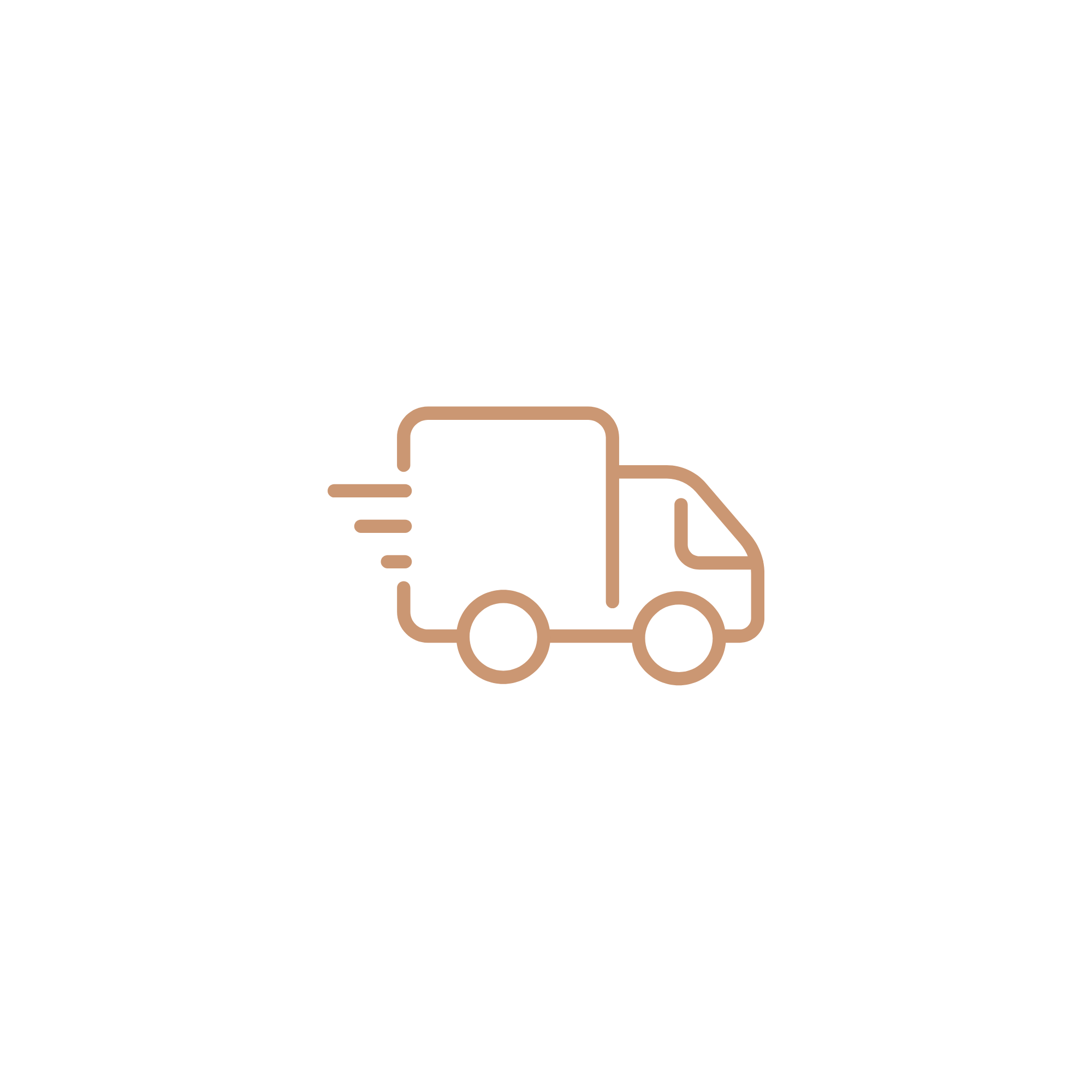 Outline of a hand delivery truck