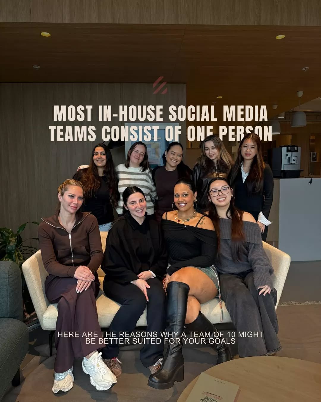 At The Hype, that's a team of 10 people bringing different perspectives, skills, and ideas to every brand we work with.

Because great marketing rarely comes from one point of view.

It comes from collaboration.

#thehype #sydneymarketingagency #crea