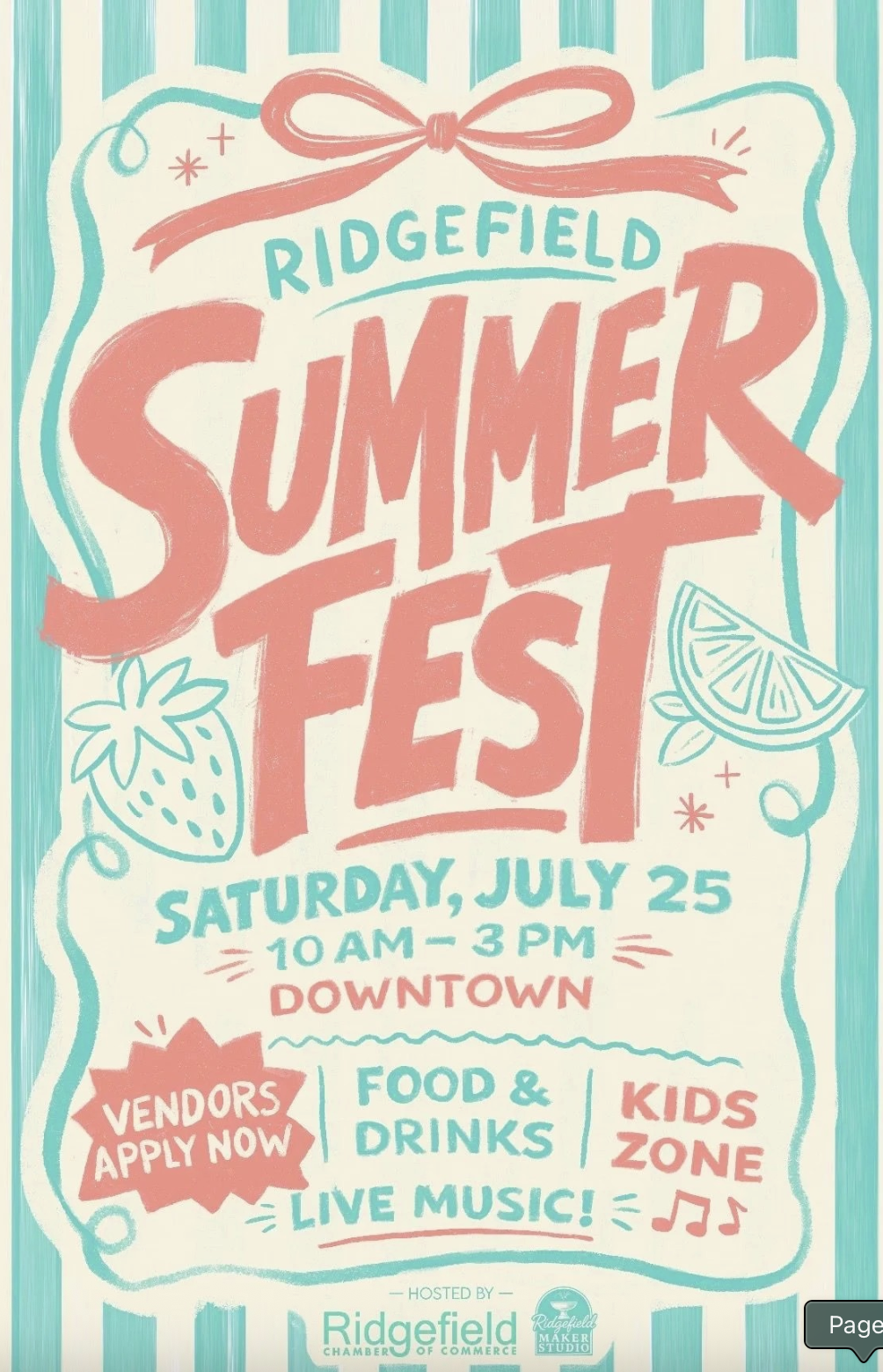 Summerfest on Main Street Ridgefield