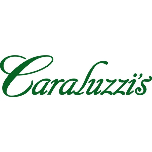 Caraluzzi's logo in elegant green cursive font.