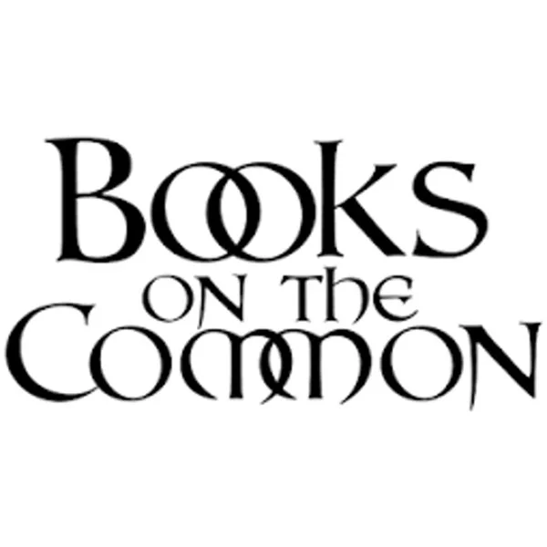 Text reading 'Books on the Common' in a stylized font