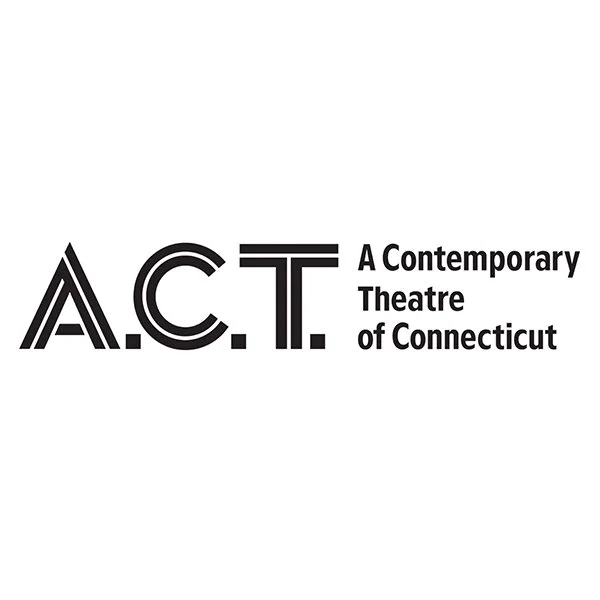 Logo of A.C.T. - A Contemporary Theatre of Connecticut, in black text on a white background.