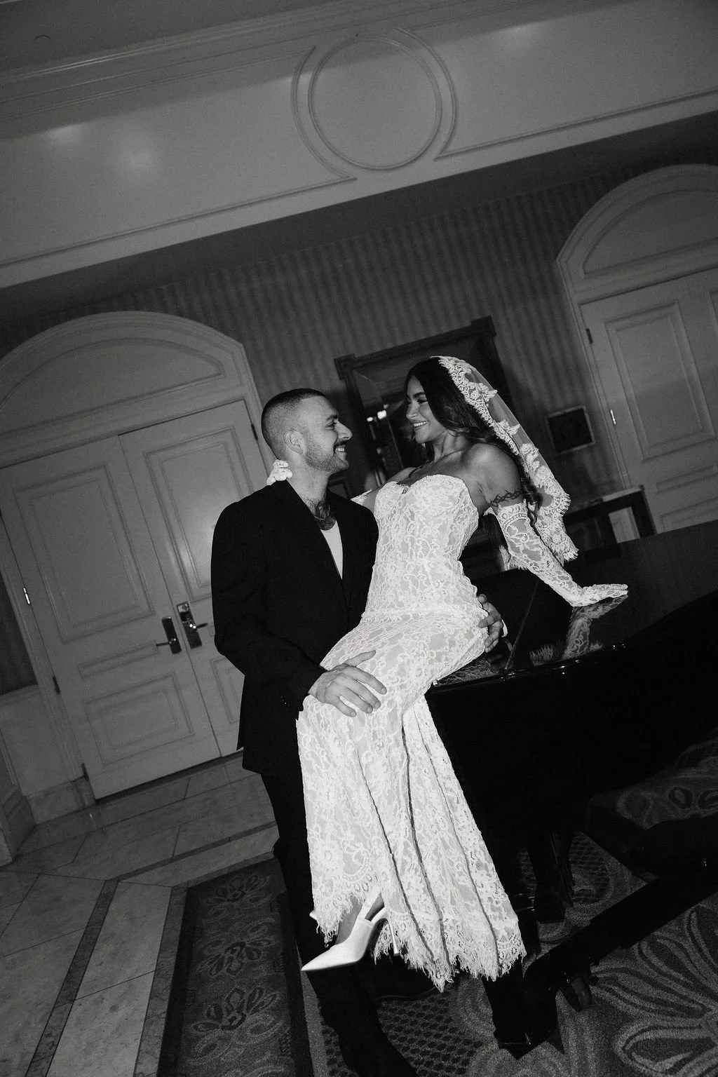 Caesars Palace to Little White Wedding Chapel | Las Vegas Elopement Photographer