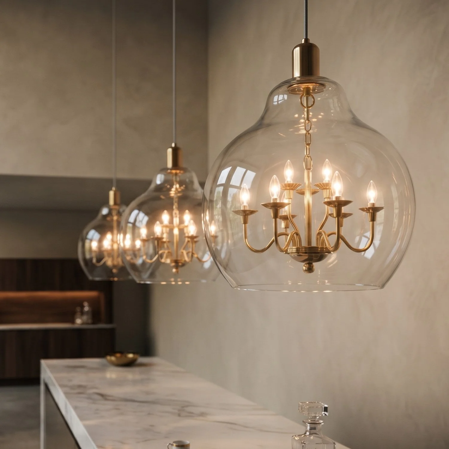 Dreamy Glass Pendant Light
