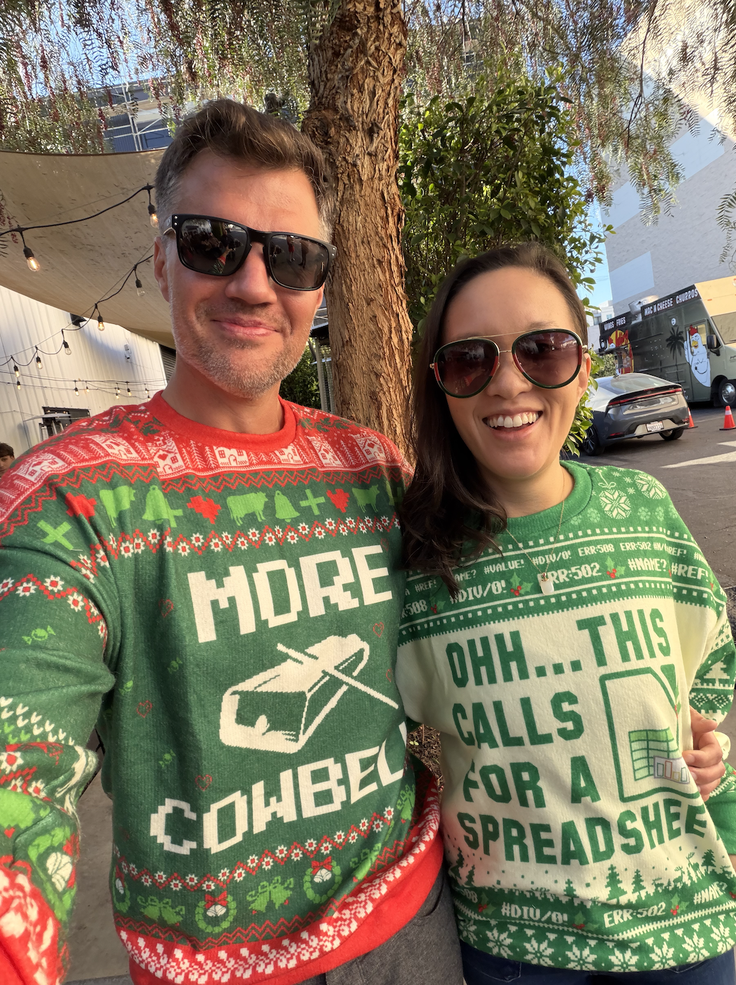 Danes Abroad Ugly Sweater Xmas