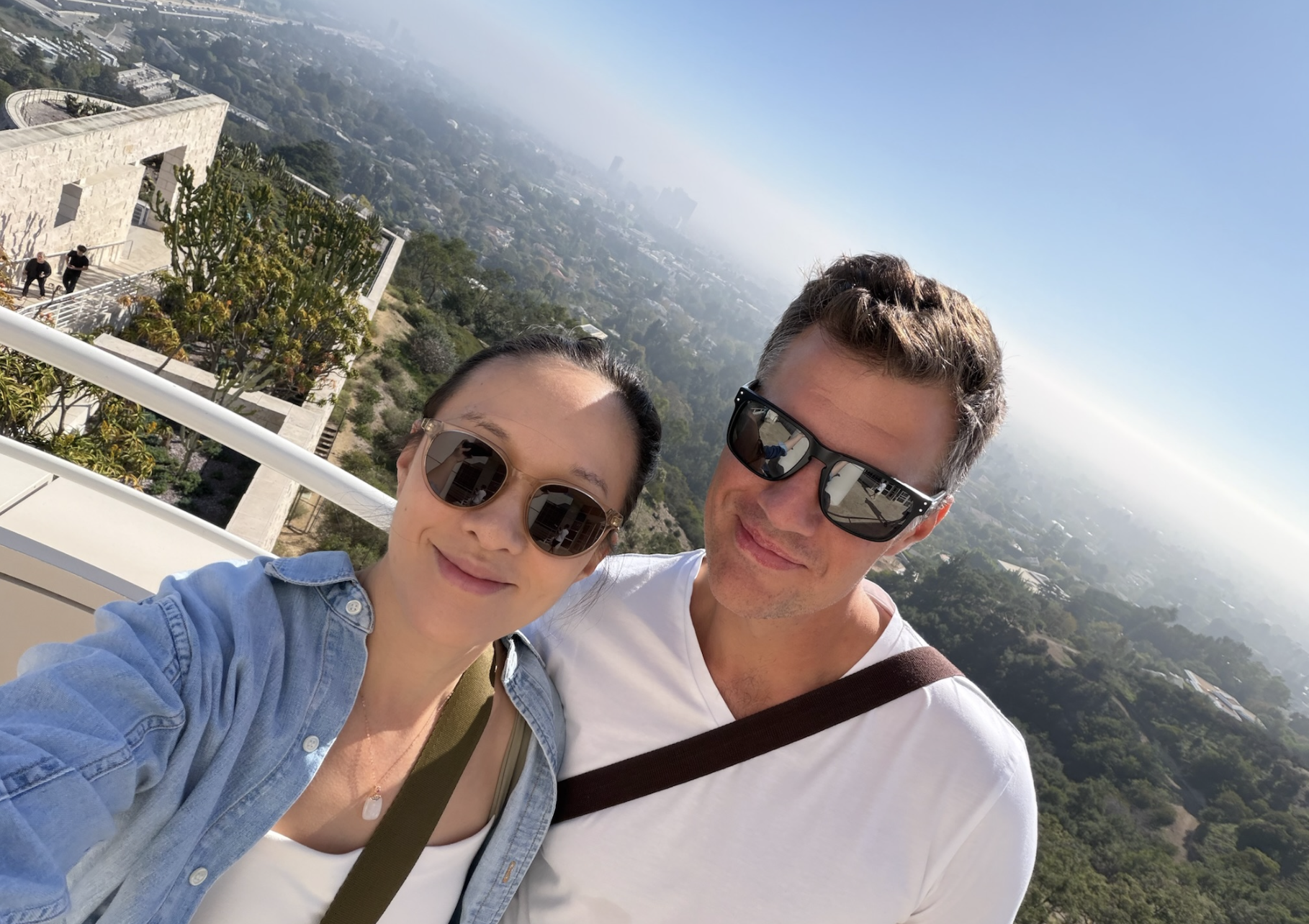 At the Getty Center