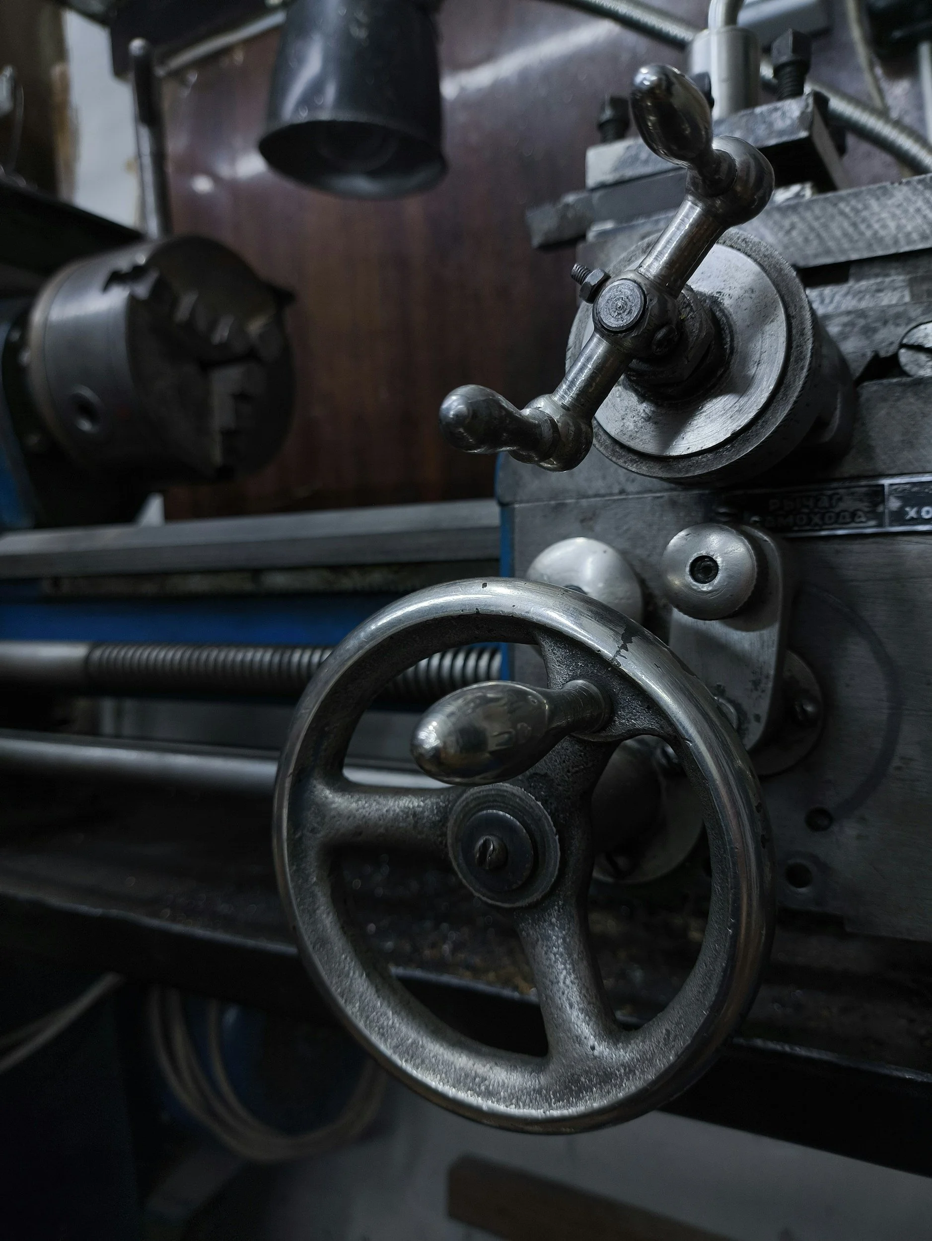 Lathe machine tool.