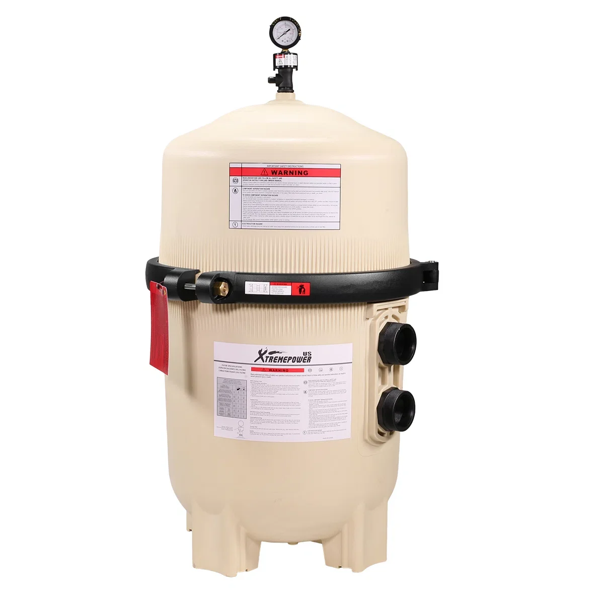 XtremepowerUS Diatomaceous Earth (DE) Pool Filter with 48 SQ FT Filtration Area
