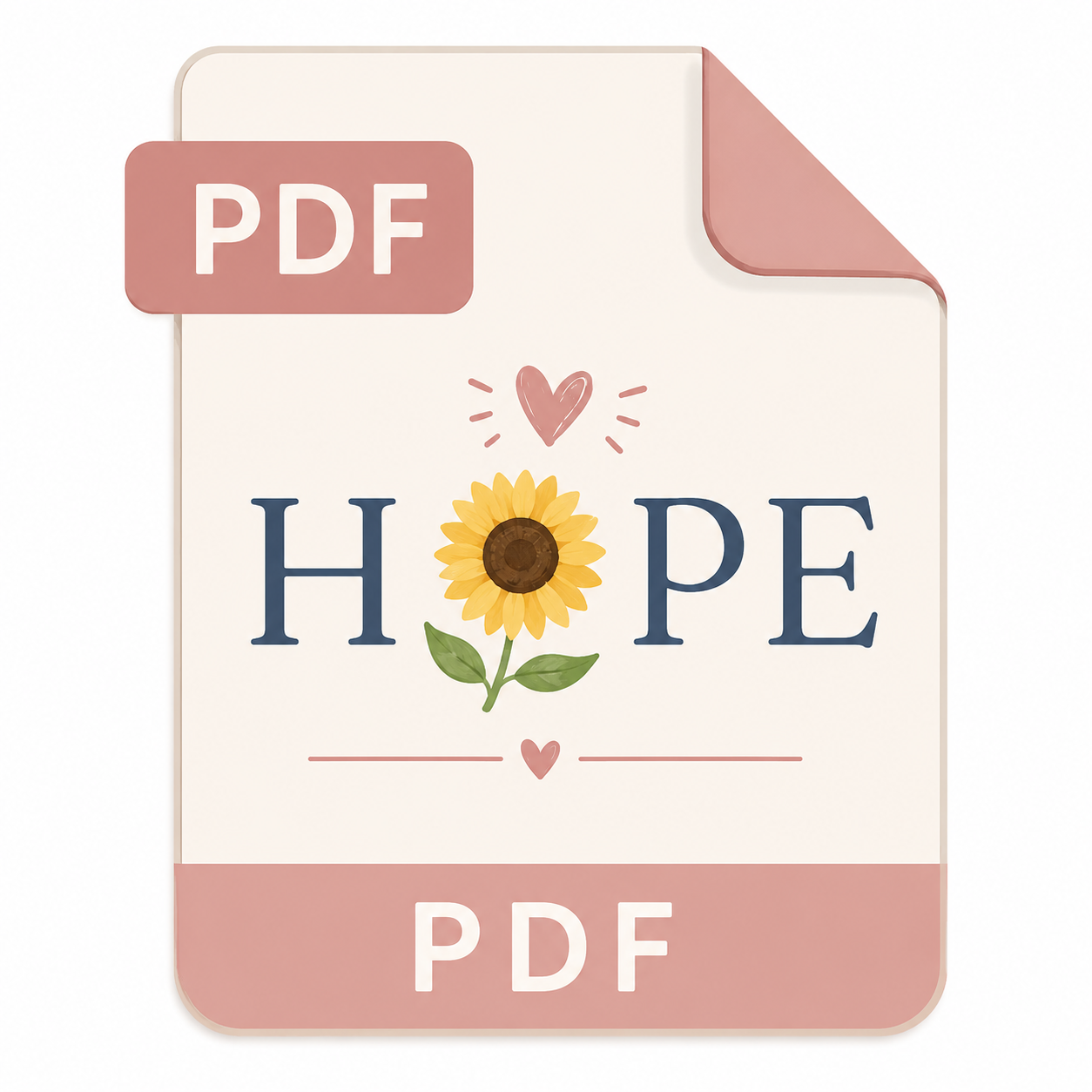 Personalized Printable HOPE Guide (I can help you print it!)