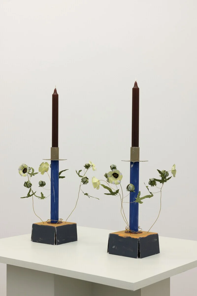 24hr Flower (Puarangi)
2026
Copper, sterling silver, brass, heat set paint, enamel paint, candles
330 x 260 x 330mm, candles 240mm

Image: Hazel Redmond, courtesy of SPA_CE