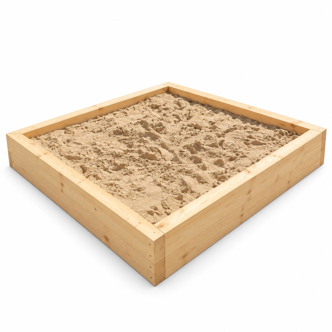 Natürliches Holz-Sandkastenmodell auf Weiß.png