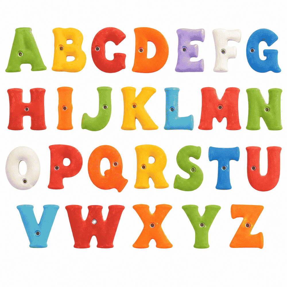 Klettergriff-Alphabet