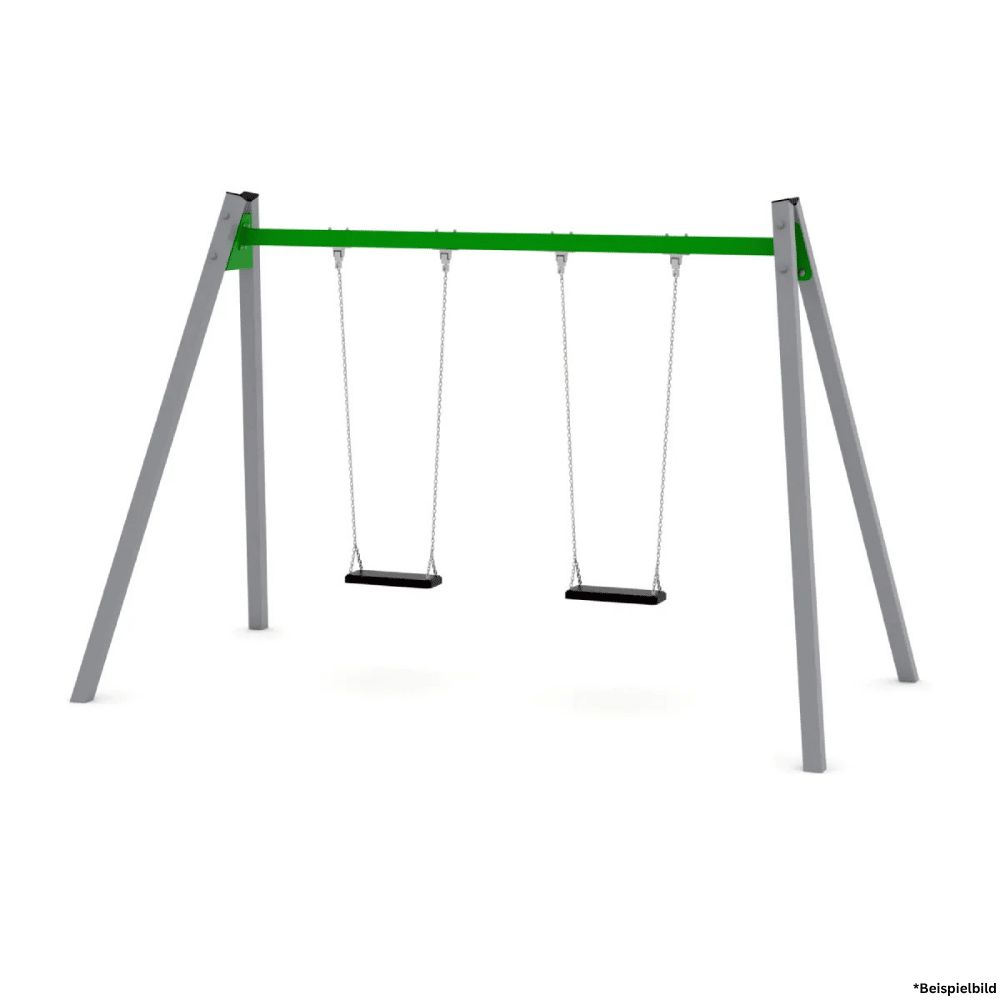 Stahl-Doppelschaukel