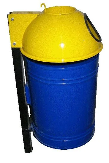 Abfallbehälter 50 l mit Aschenbecher