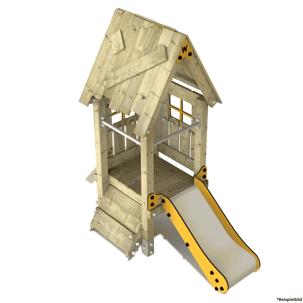 Spielturm Mini mit Rutsche & Kletteraufgang