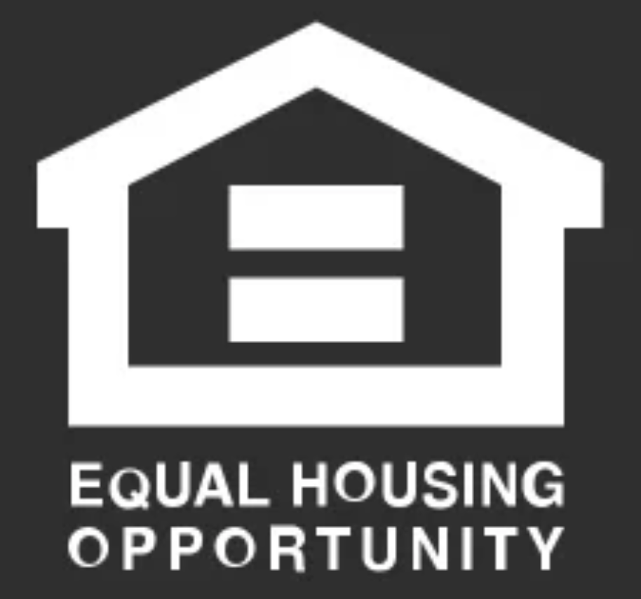 Logo with a house icon and the text "EQUAL HOUSING OPPORTUNITY" beneath.