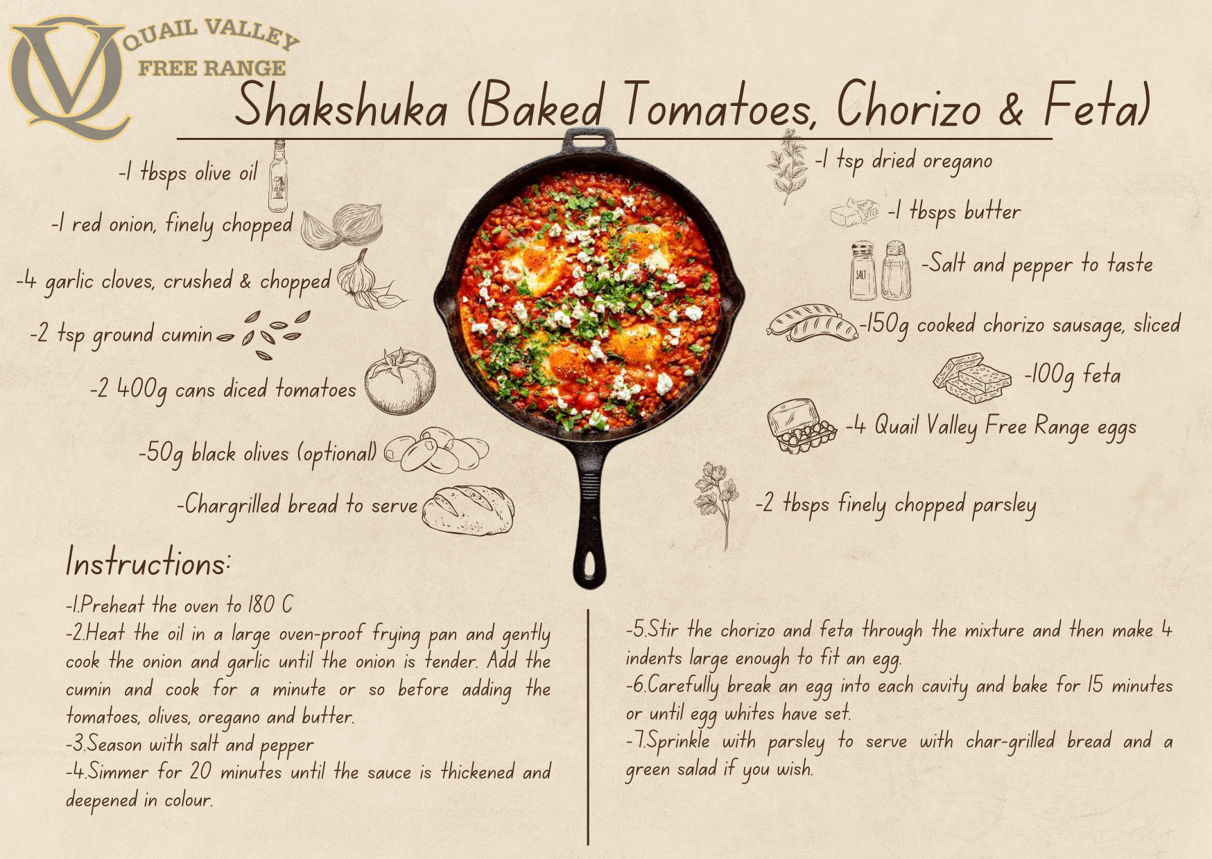 Shakshuka - Recipe by Ewing Poultry