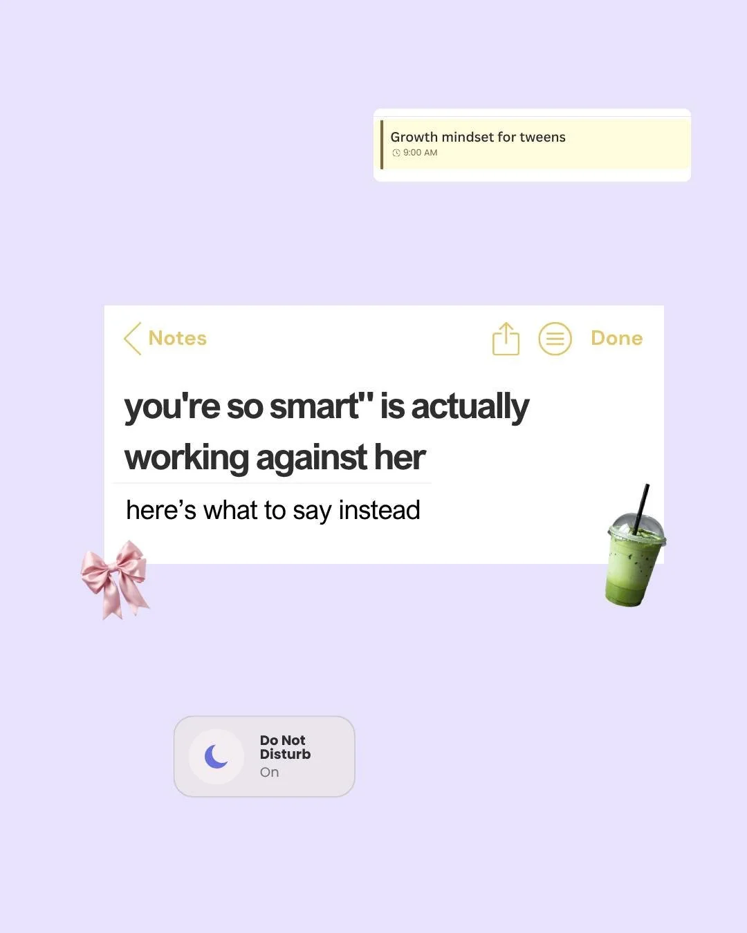 the most loving words can accidentally teach her that her worth is fixed.

"you're so smart" feels like a compliment. and, of course, it is. 

but the flip side is that it can create the belief that being smart is THE reason why she can do 