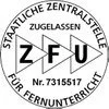 Siegel der Bundesnetzagentur für Fernmeldetechnik in Deutschland mit ZGF und Nummer
