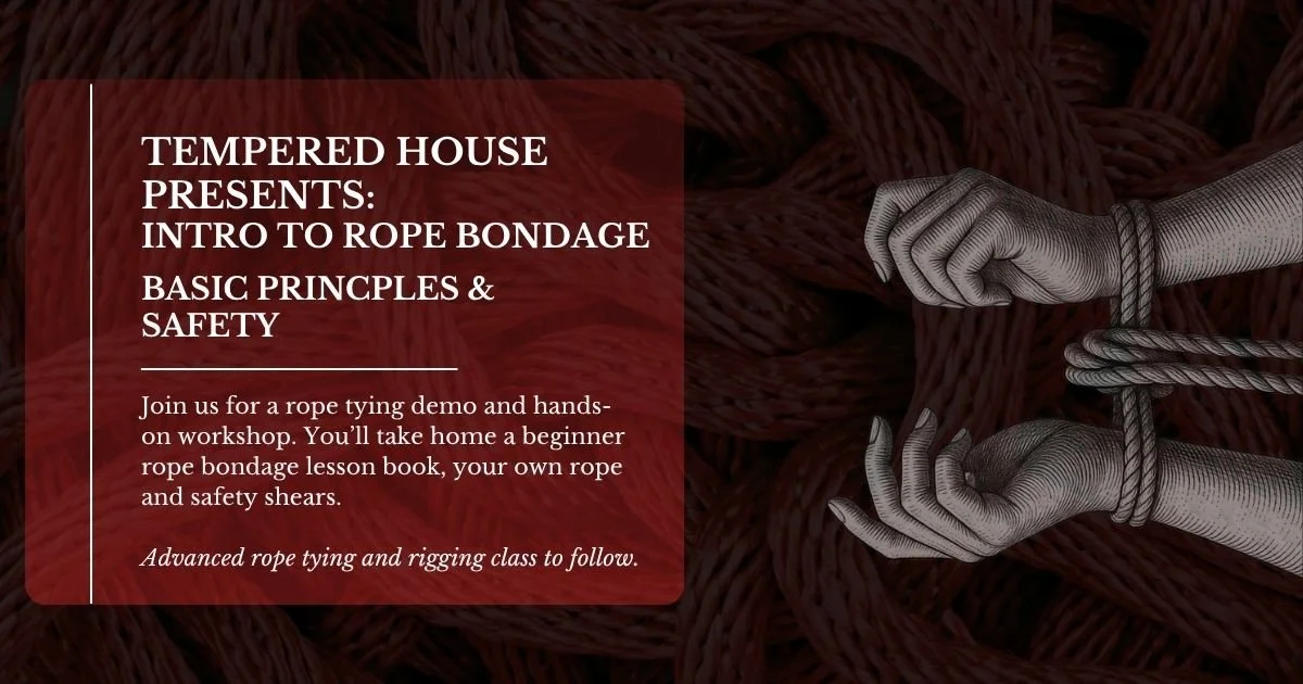 Introduction to Rope Bondage - Basic Principles and Safety + FREE GIFTS ($45 value)