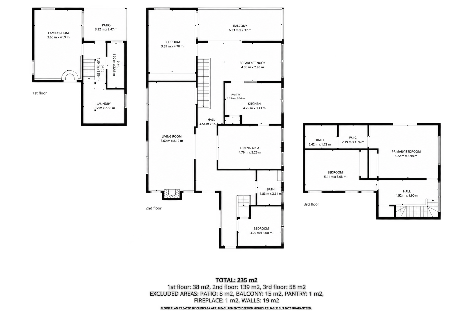 Property floor plan example