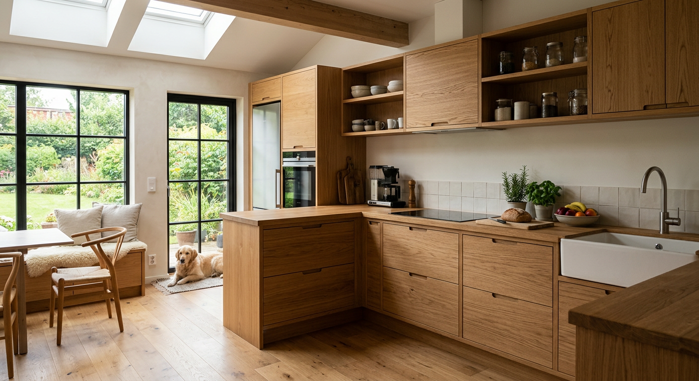Firefly_Gemini Flash_Bilde av et flott plass-bygget scandinavisk kjøkken.  235478.png
