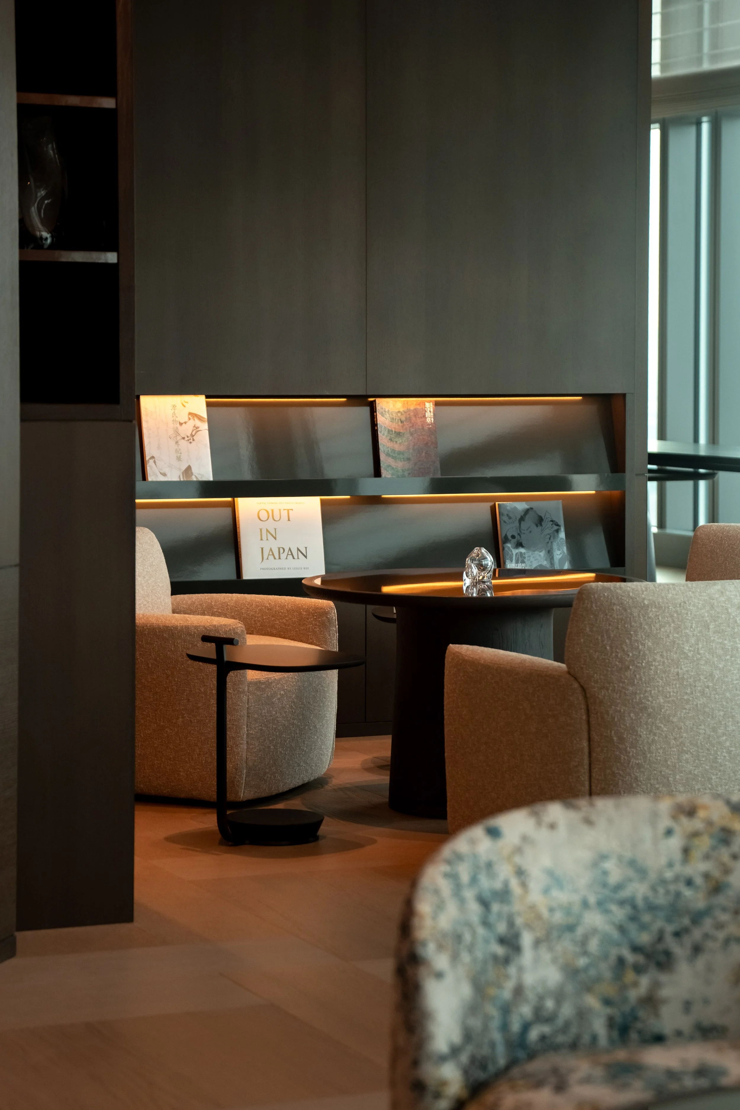 Modern hotel room interior at JW Marriott Tokyo, Japan - editorial hospitality photography.
