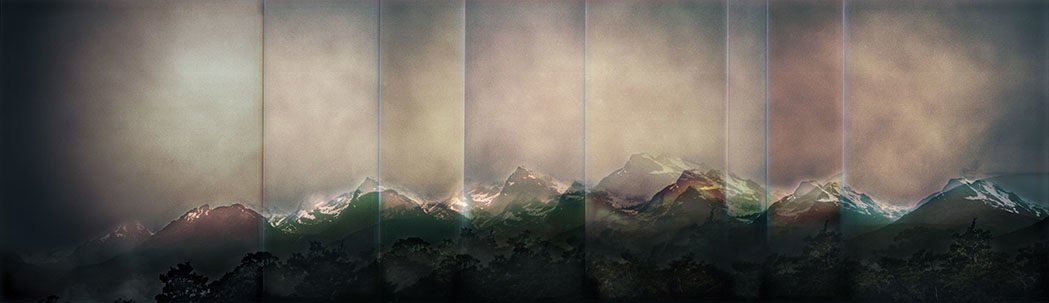 a shifting stillness #1 (80x280cm / 30x104cm)