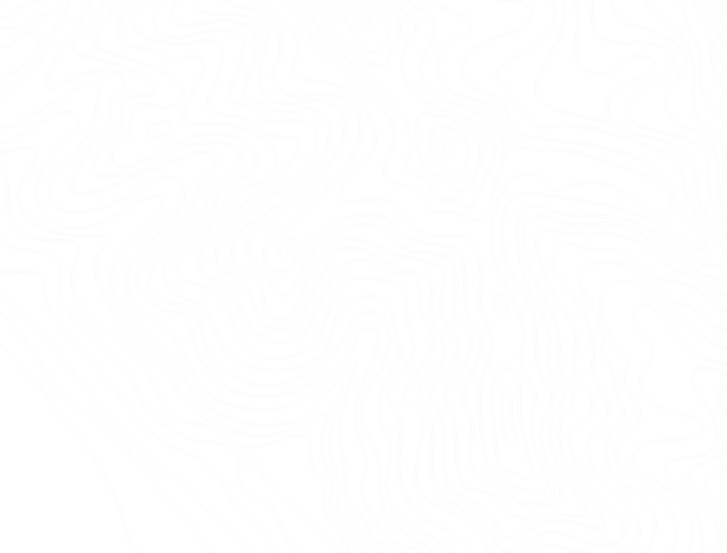 Black background with white contour lines forming topographic map patterns.