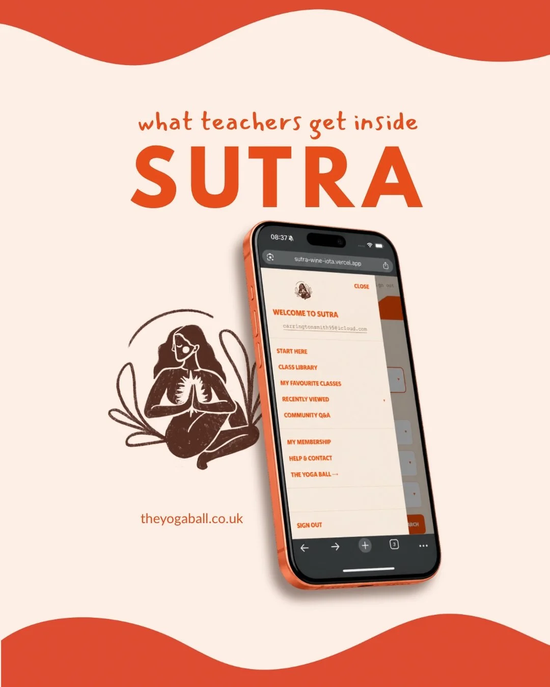 Here&rsquo;s what&rsquo;s waiting for you inside Sutra, yoga teachers!! 🧡

Your classes planned, your weekends back, your students happy &amp; your stress levels somewhere near normal 😂✨ 

Join via the link in my bio! 🔗🫶🏻 

#creativesequencing #