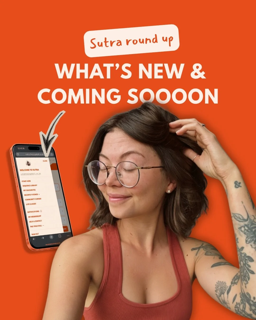 new &amp; coming sooooon! 👇🏼 

- monthly, live classes recorded for you to come back to &amp; practice 🤸&zwj;♀️ 
- chair yoga is now in the library! 4 different styles for you to choose from 🪑 
- 30 sequences in total!! that&rsquo;s an entire mon