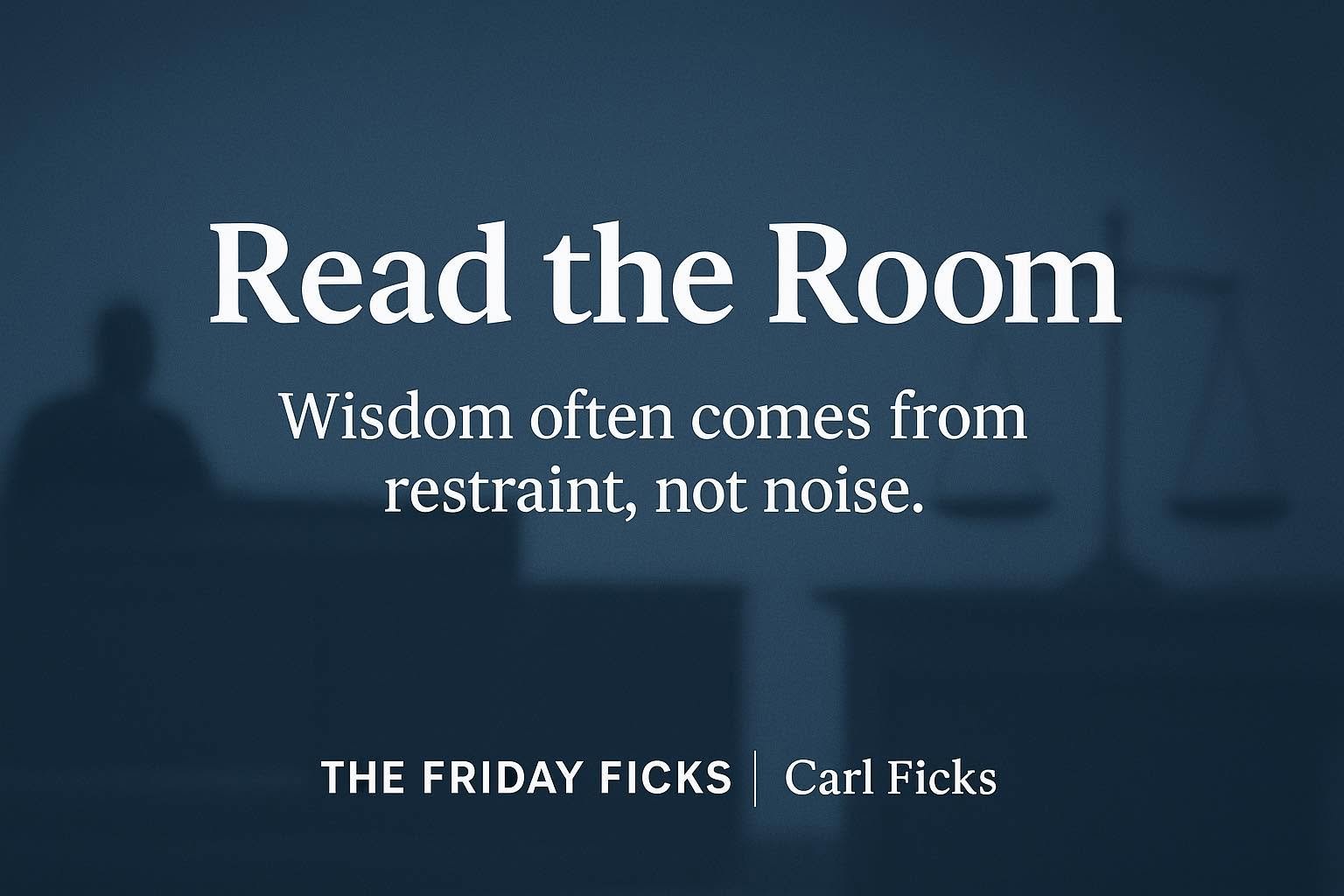 Read The Room (The Friday Ficks S5 E39)