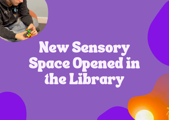 New Sensory Space opened in the Library