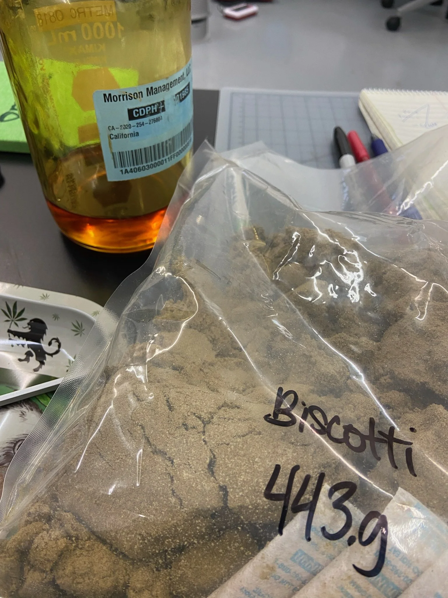 Cannabis oil, kief and flower materials used for infused preroll manufacturing