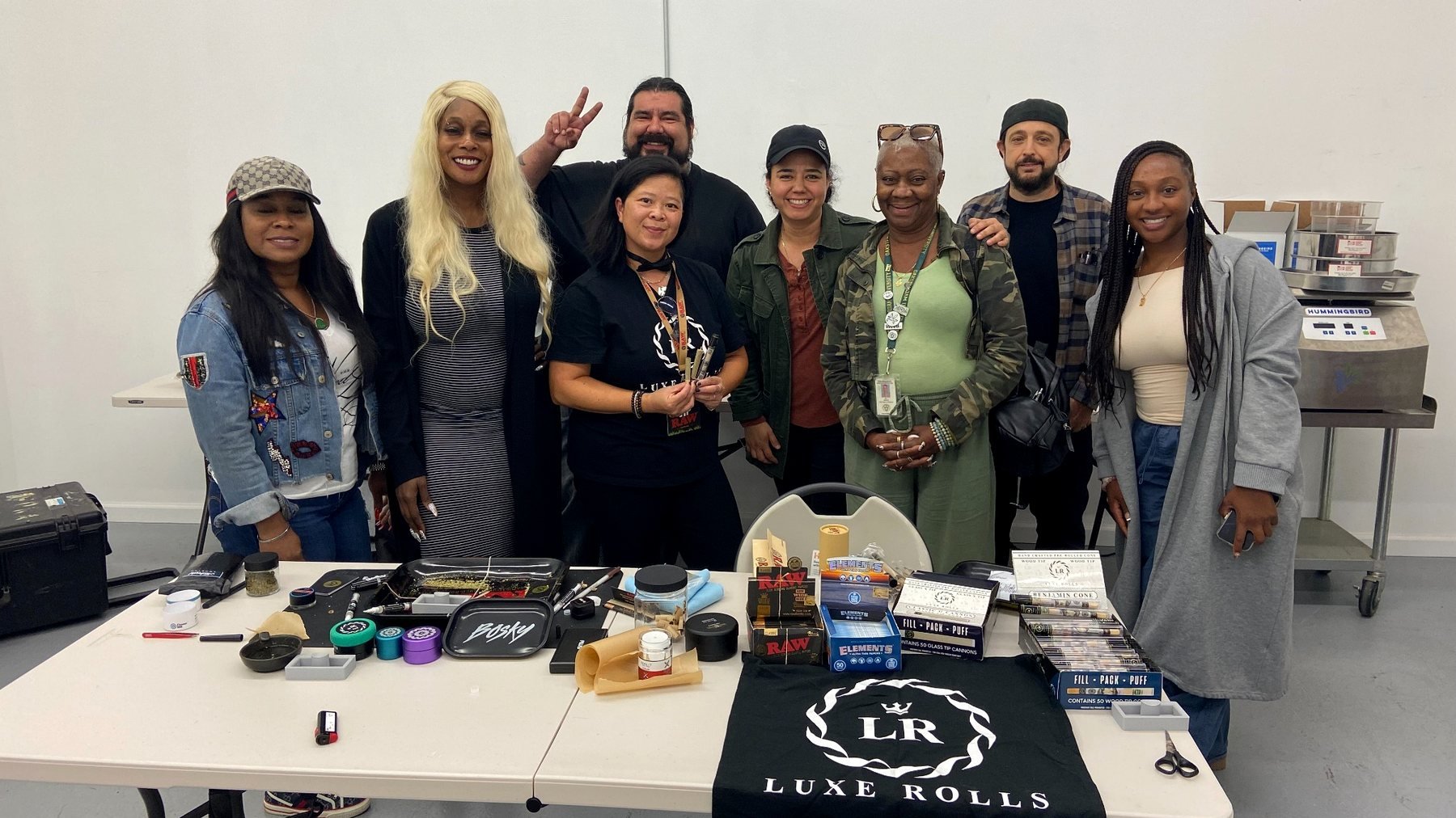 Cannabis professionals at a hash hole and infused preroll training session in Oakland, California