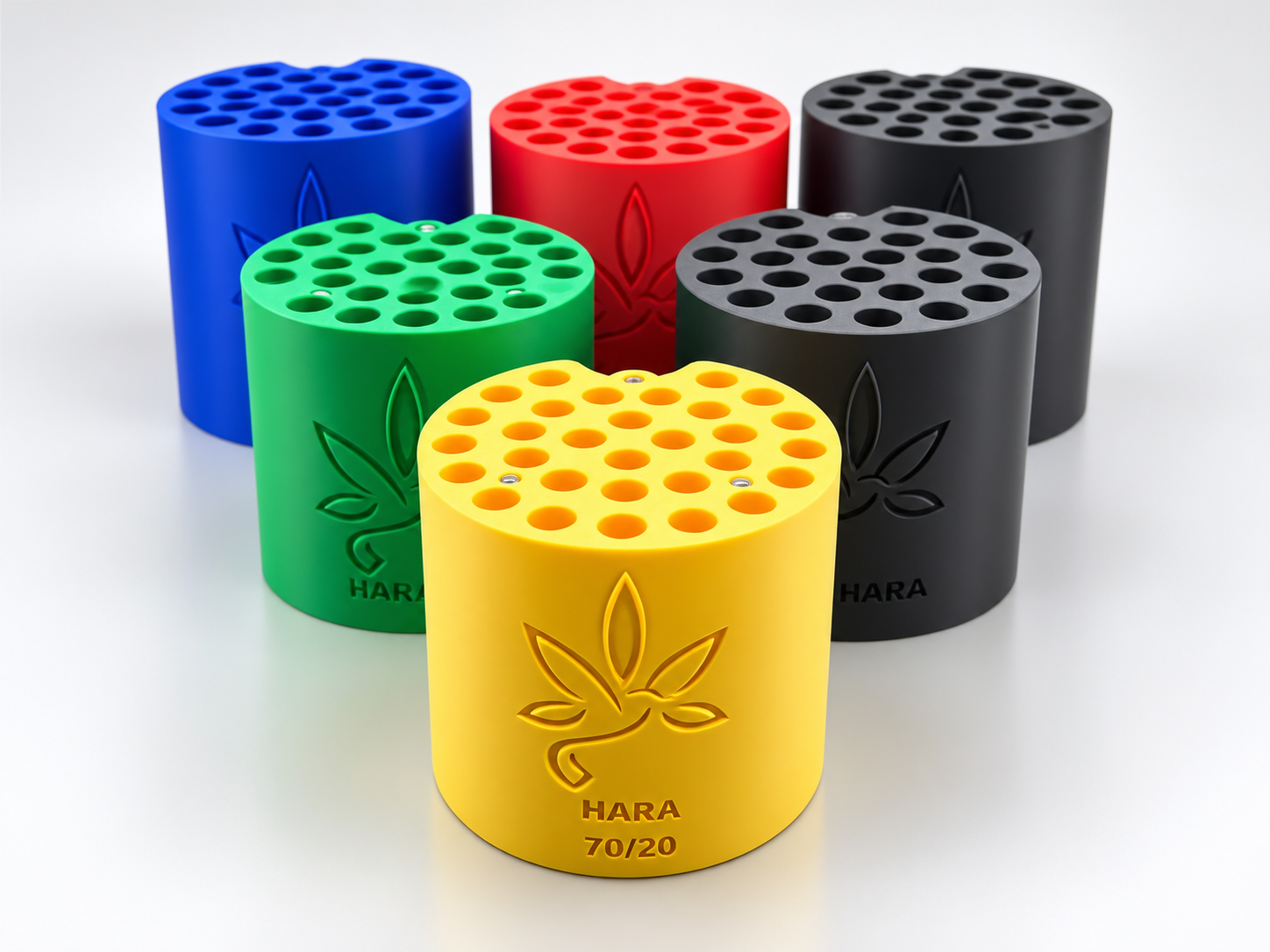 Hummingbird preroll machine pod sets for multiple cone and straight blunt tube sizes and production formats