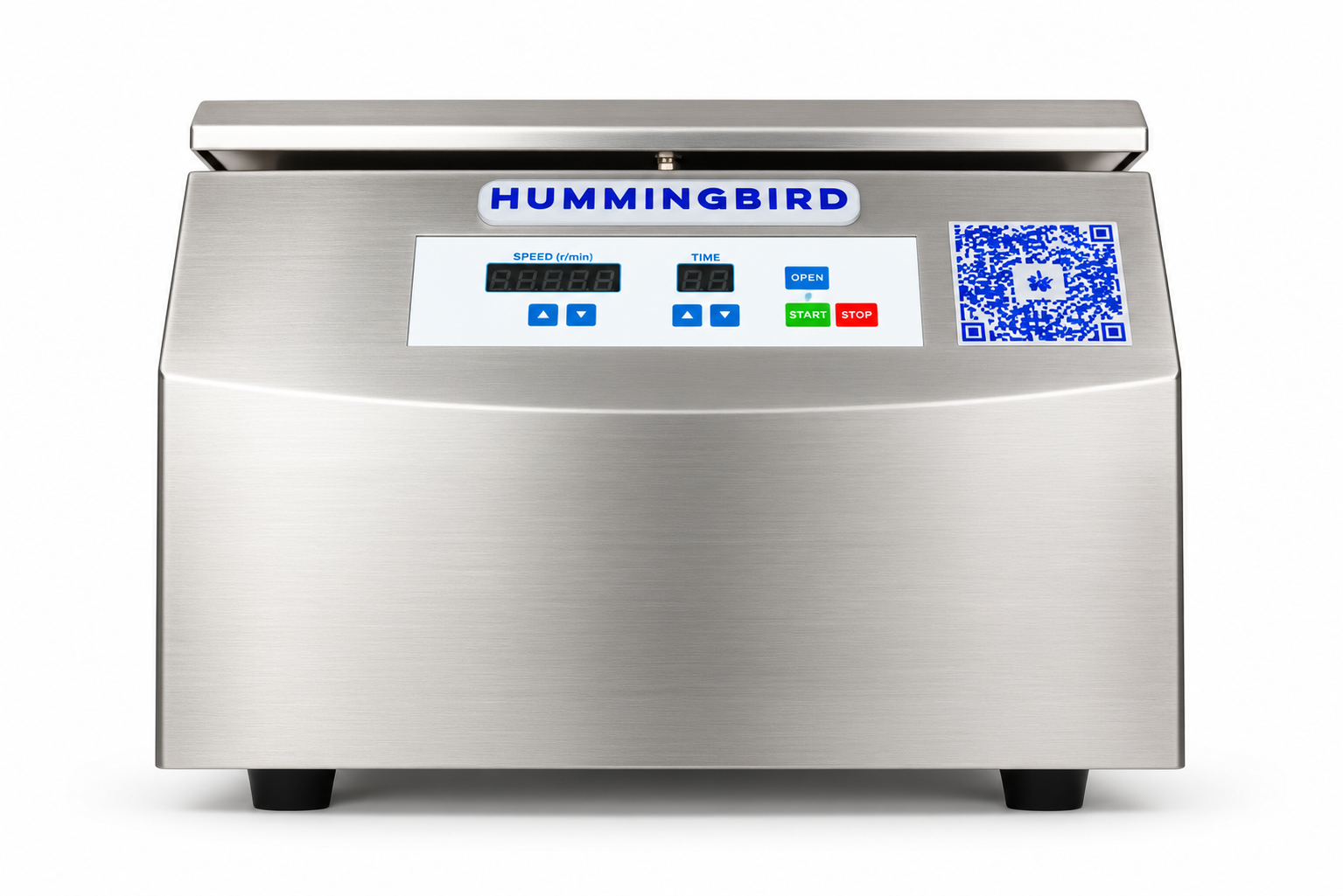 Hummingbird PR-1 centrifugal preroll and blunt filling machine with interchangeable pod tooling.