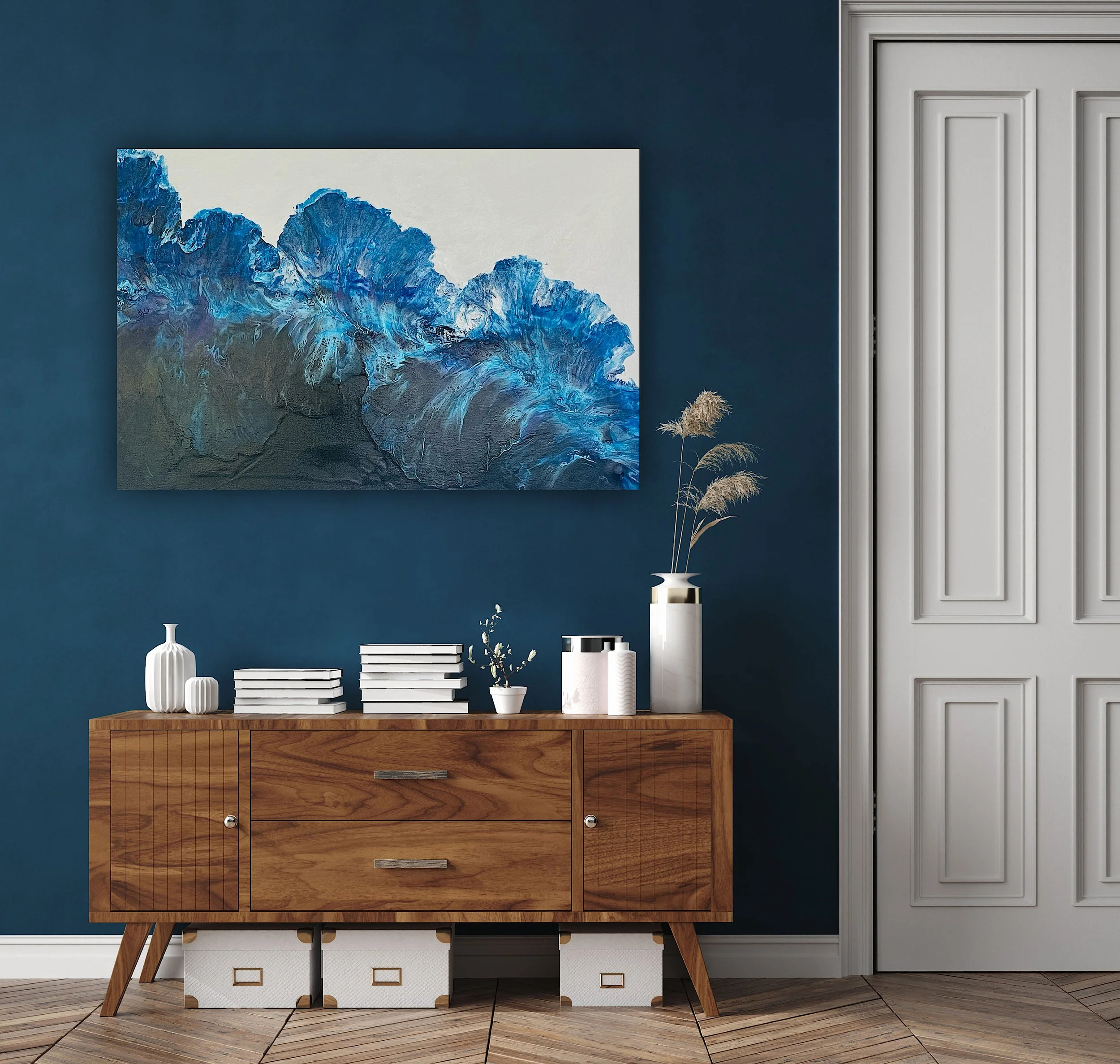 Blue Hues #01   91cm x 61 cm