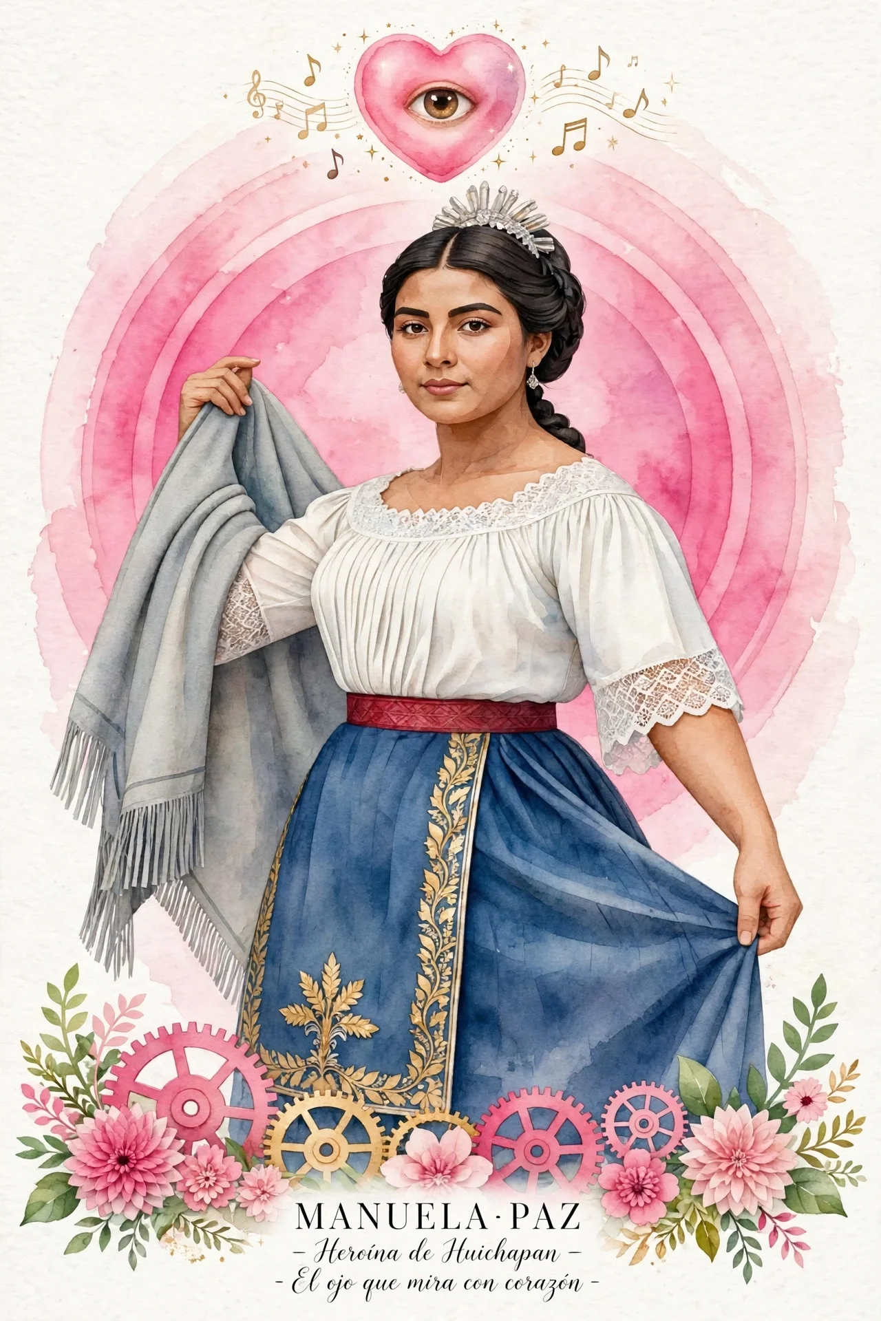 Crónica de la Ilustre Huichapense, Manuela Paz, Española por sangre pero con alma Mexicana.