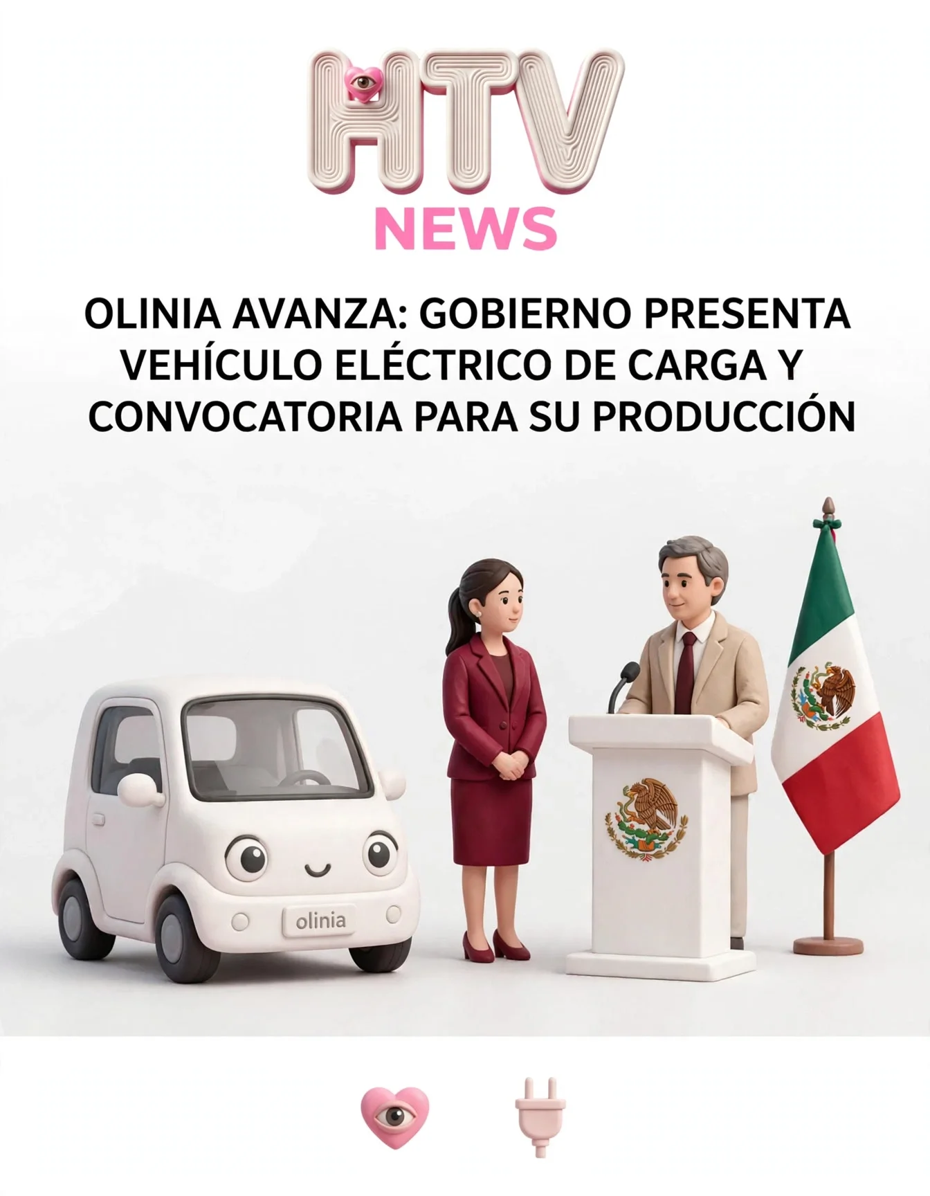 OLINIA AVANZA: GOBIERNO PRESENTA VEHÍCULO ELÉCTRICO DE CARGA Y PREPARA CONVOCATORIA PARA SU PRODUCCIÓN