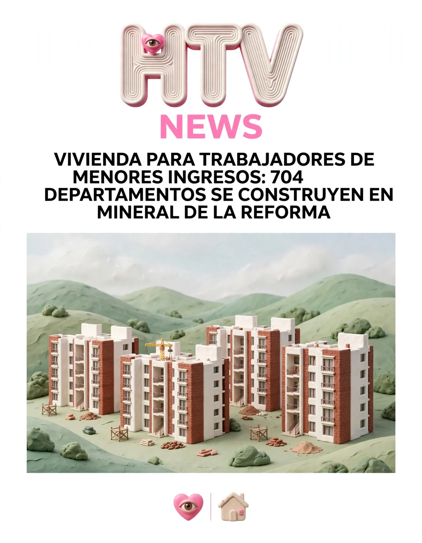 VIVIENDA PARA TRABAJADORES DE MENORES INGRESOS: 704 DEPARTAMENTOS SE CONSTRUYEN EN MINERAL DE LA REFORMA